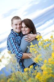 spring engagement photography in utah